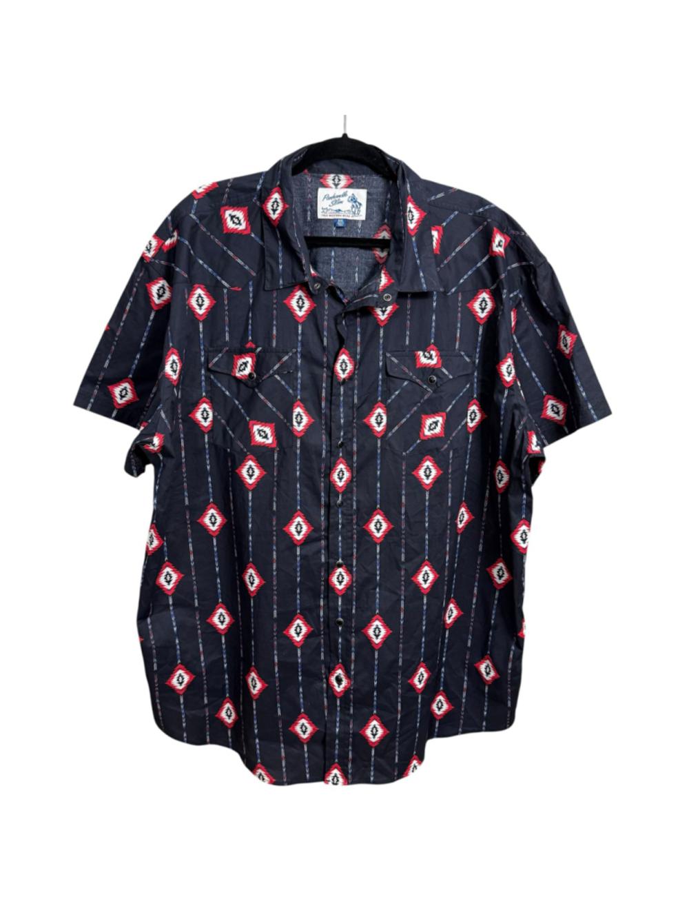Panhandle‎ Slim Men’s Western Snap Shirt Aztec Southwestern Print XXL